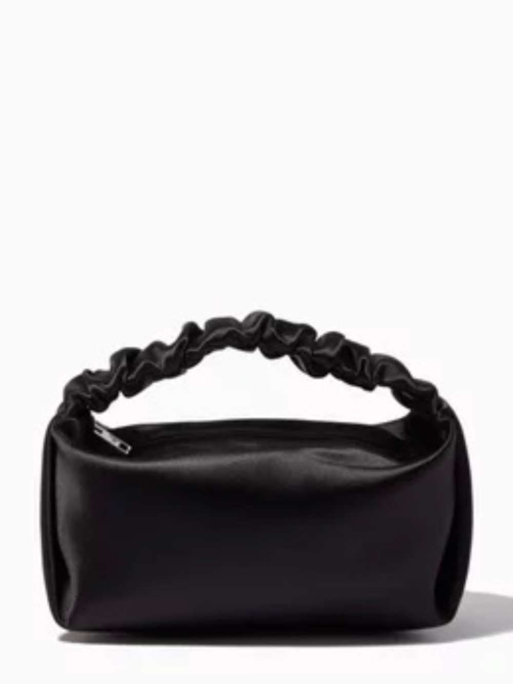 Alexander Wang black satin bag